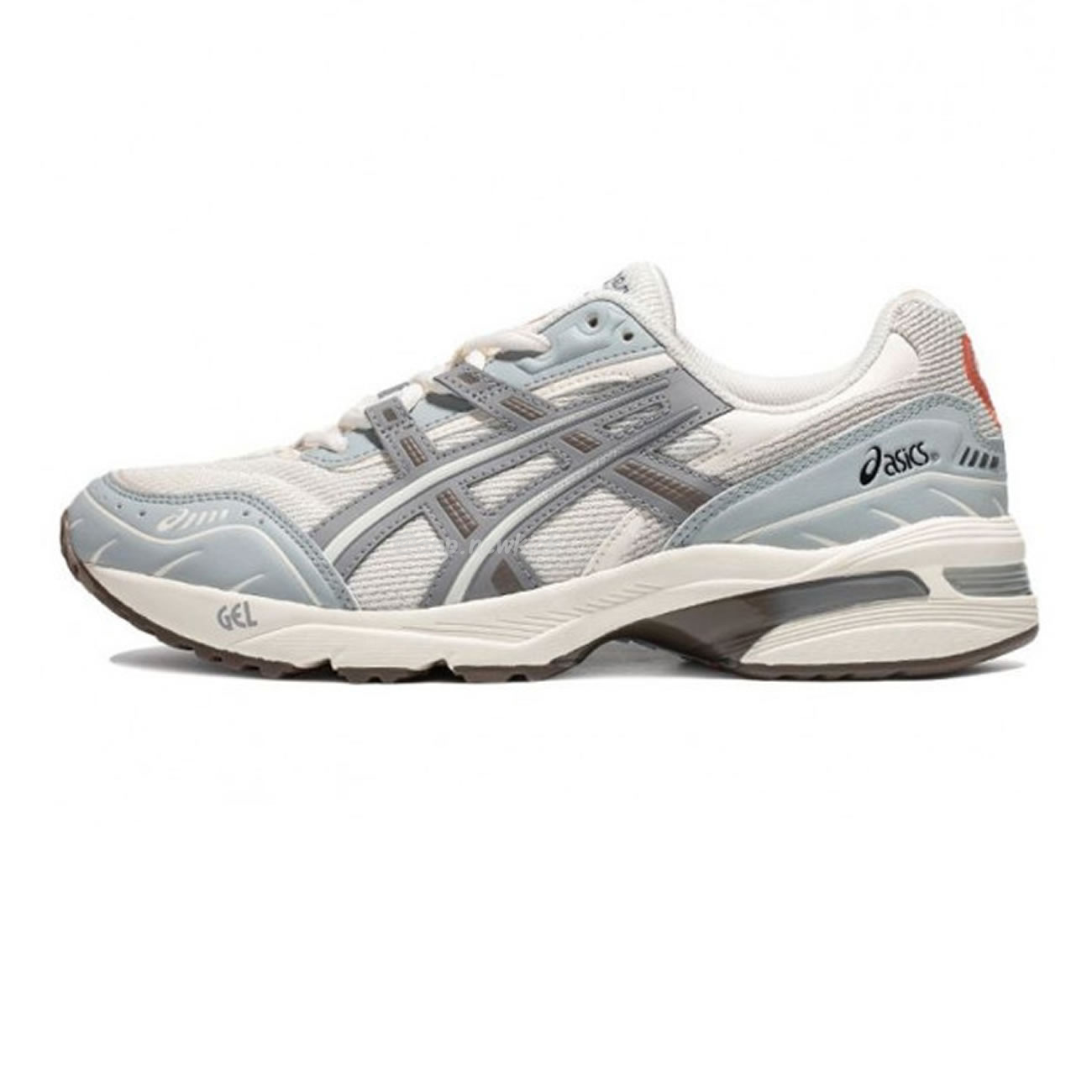 Asics Gel 1090 Grey Beige Birch French Blue White Sage Silver Cream Brown Silver Cream Gray Blue (27) - newkick.cc